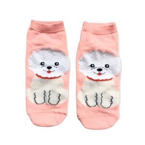 🆕Pink Dog Socks
